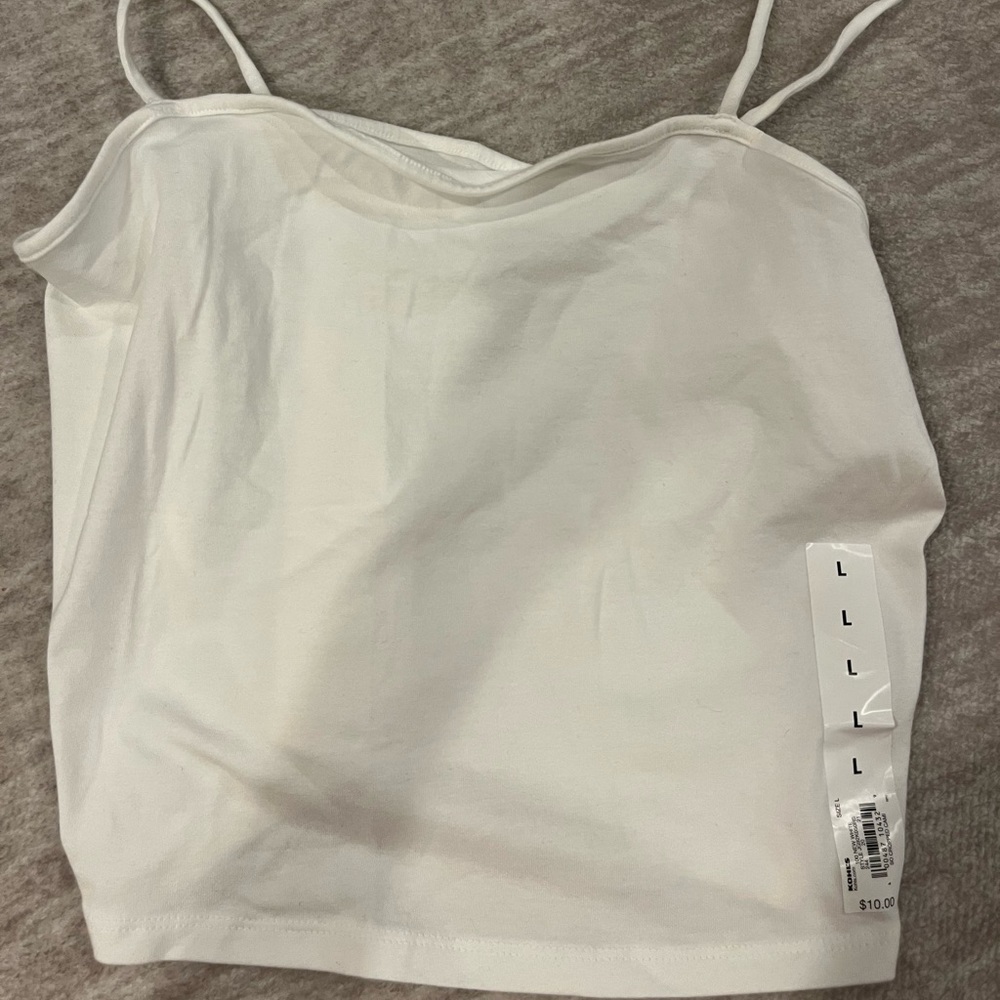 Plain White Crop Top